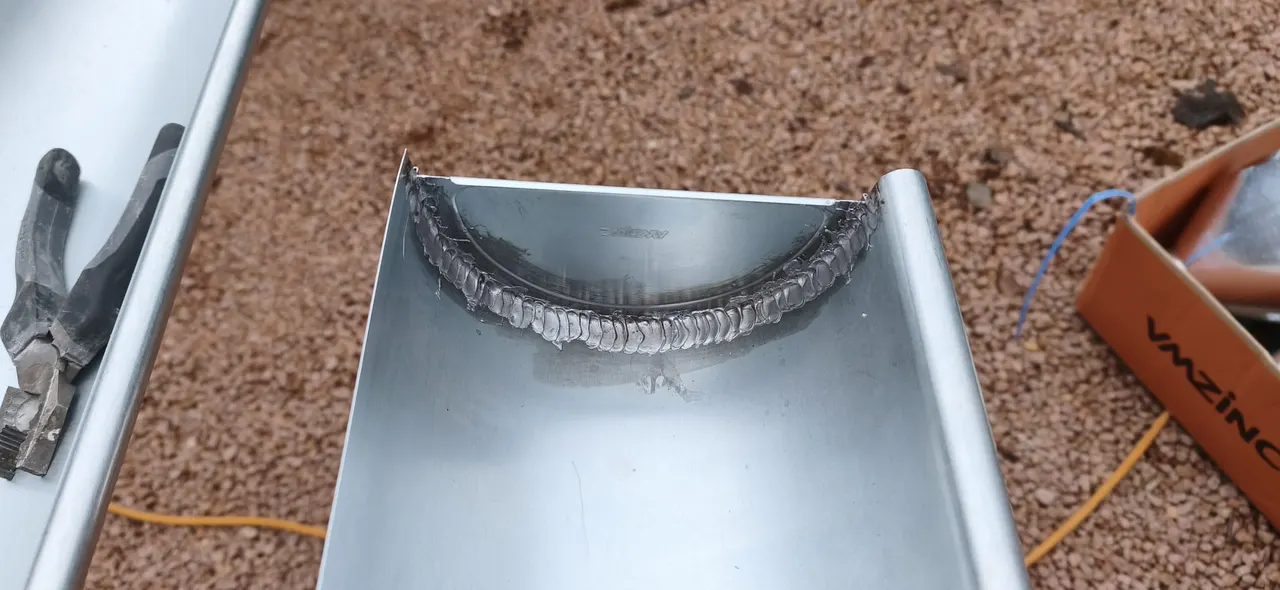 Vue d'ensemble de chantier toiture