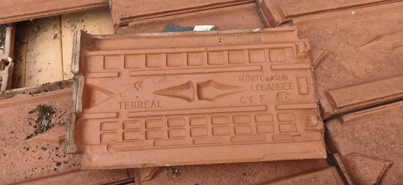 Vue d'ensemble de chantier toiture