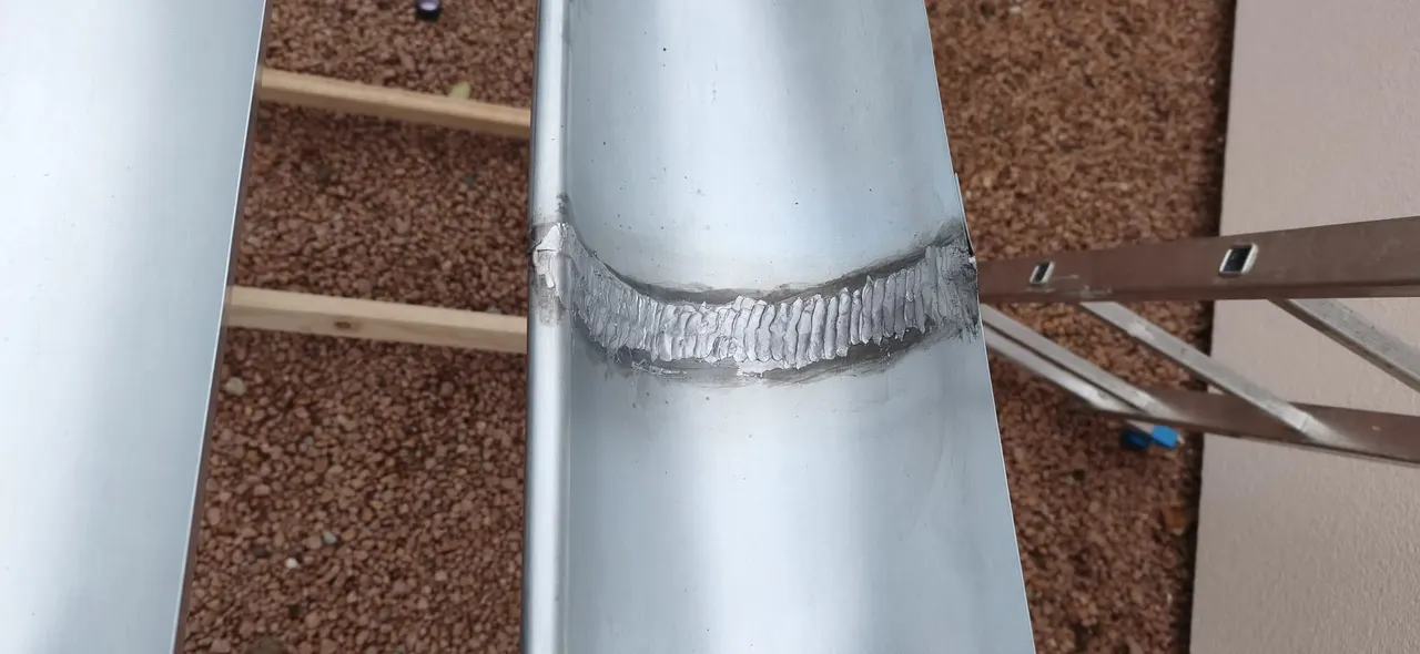 Vue d'ensemble de chantier toiture