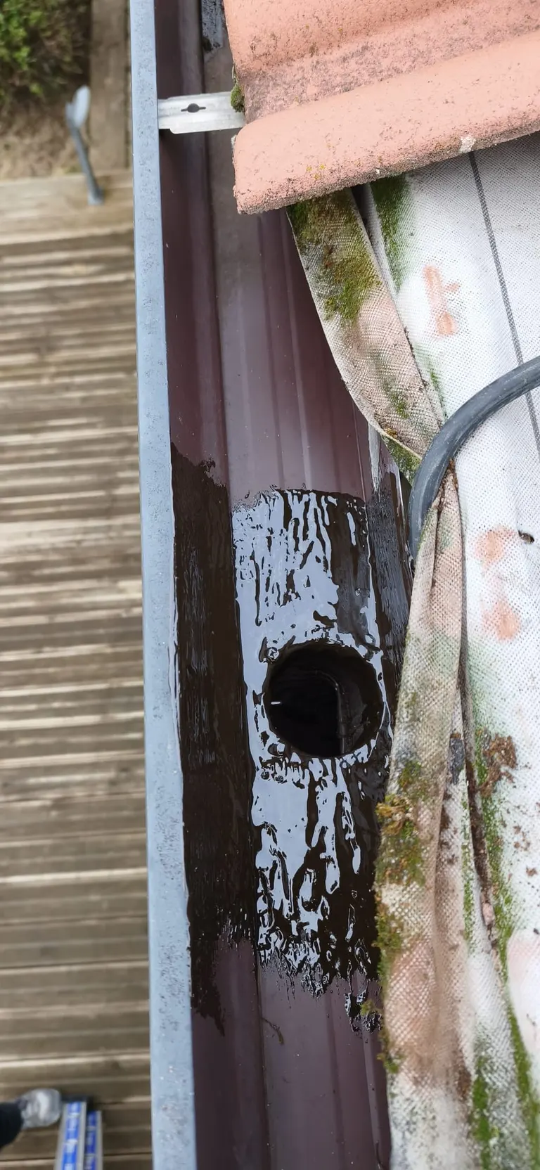 Couvreurs en intervention