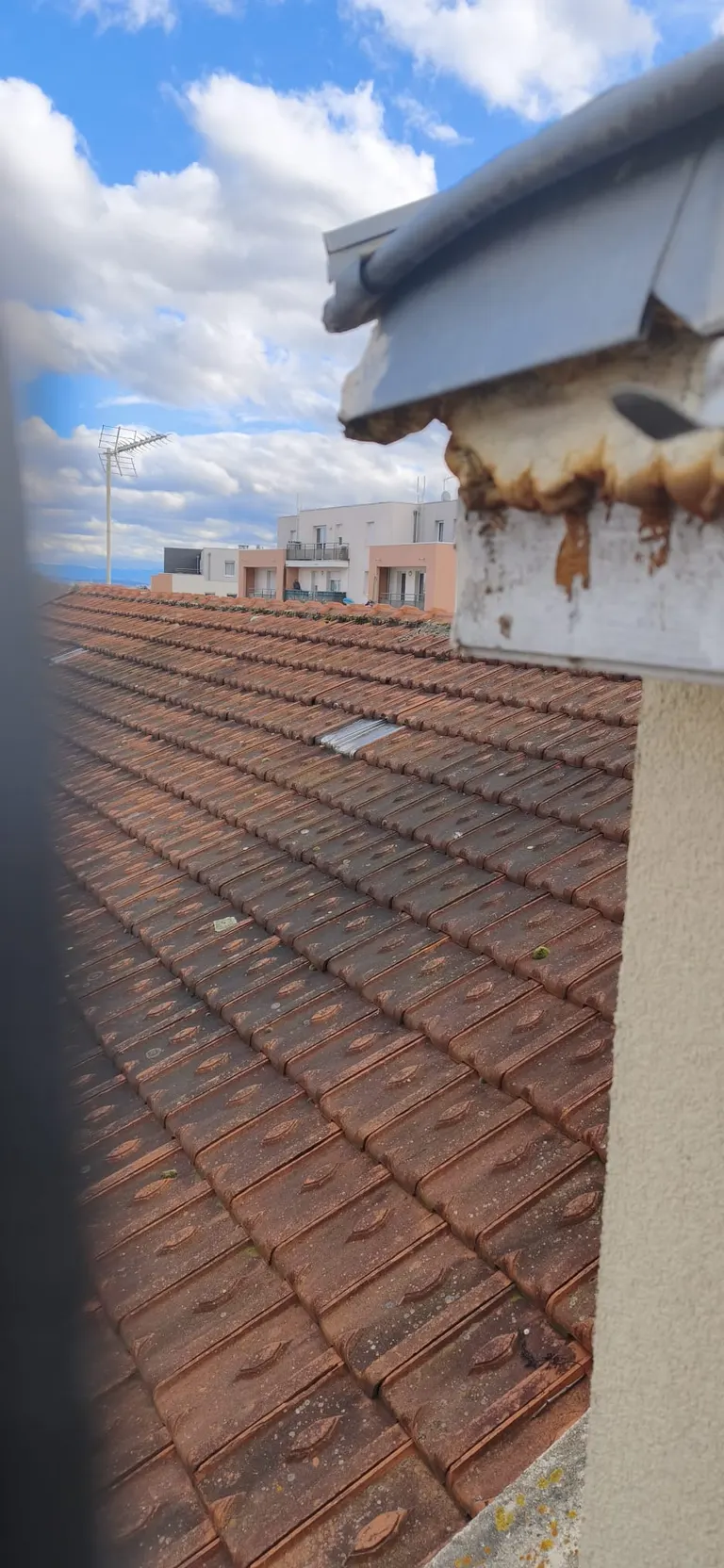 Toiture rénovée par Toit des Dômes à Clermont-Ferrand (20) — vue rapprochée