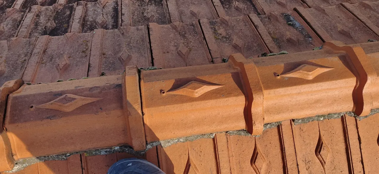 Vue d'ensemble de chantier toiture