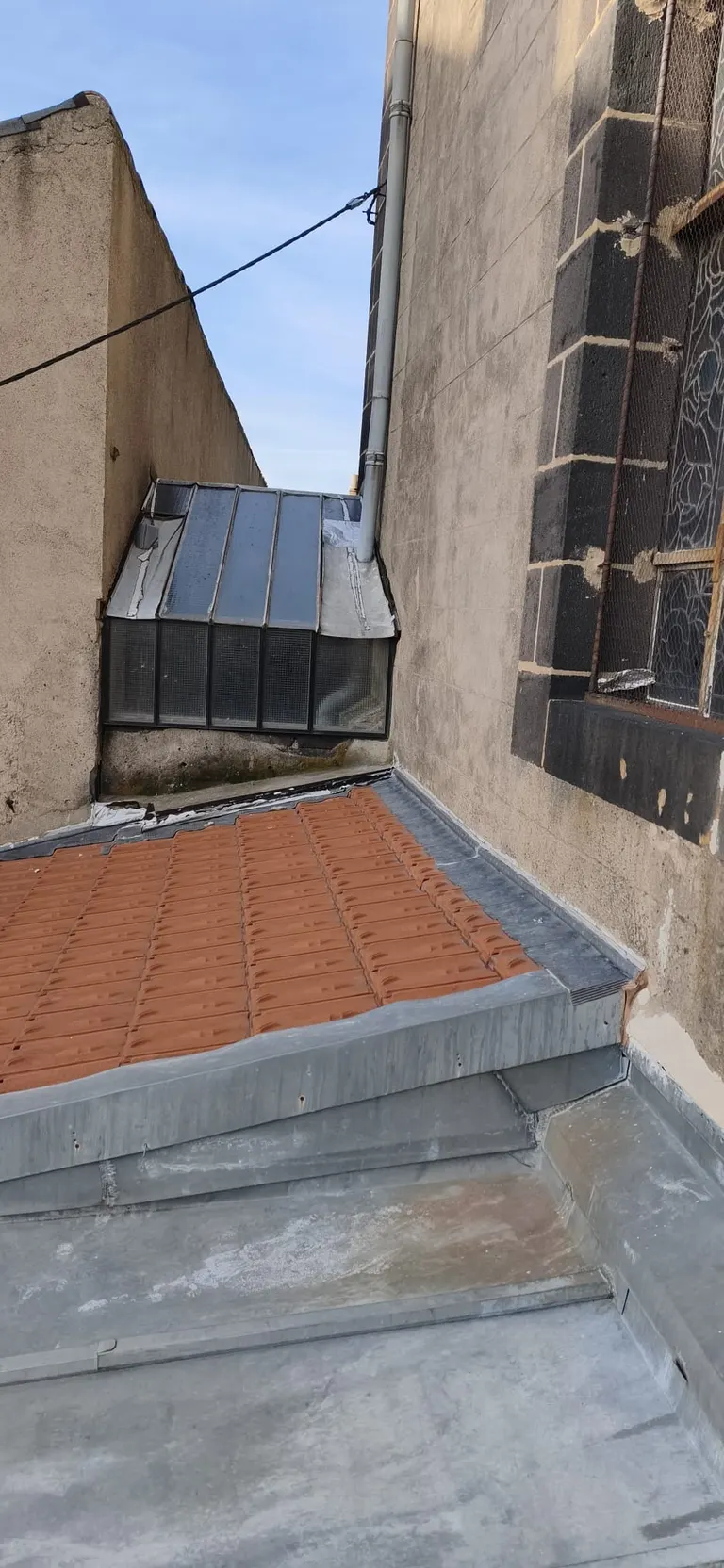 Couvreurs en intervention