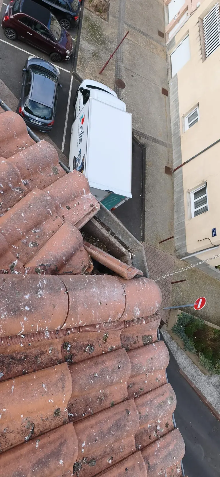 Couvreurs en intervention