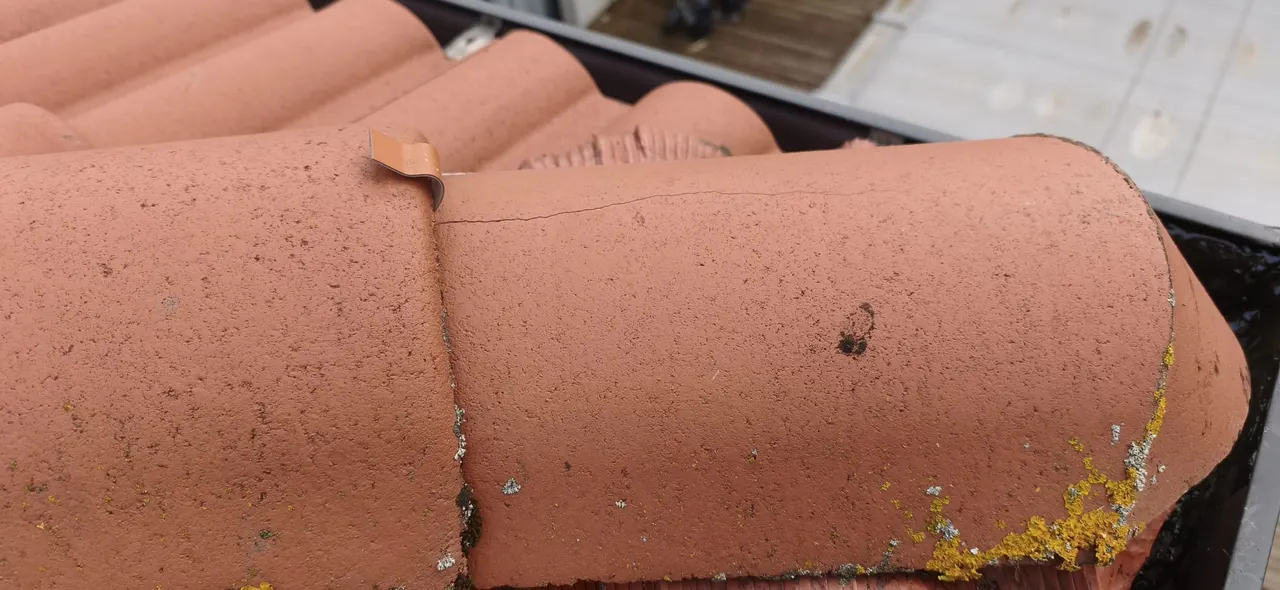 Vue d'ensemble de chantier toiture