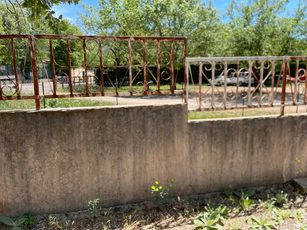 Vue d'ensemble de chantier toiture
