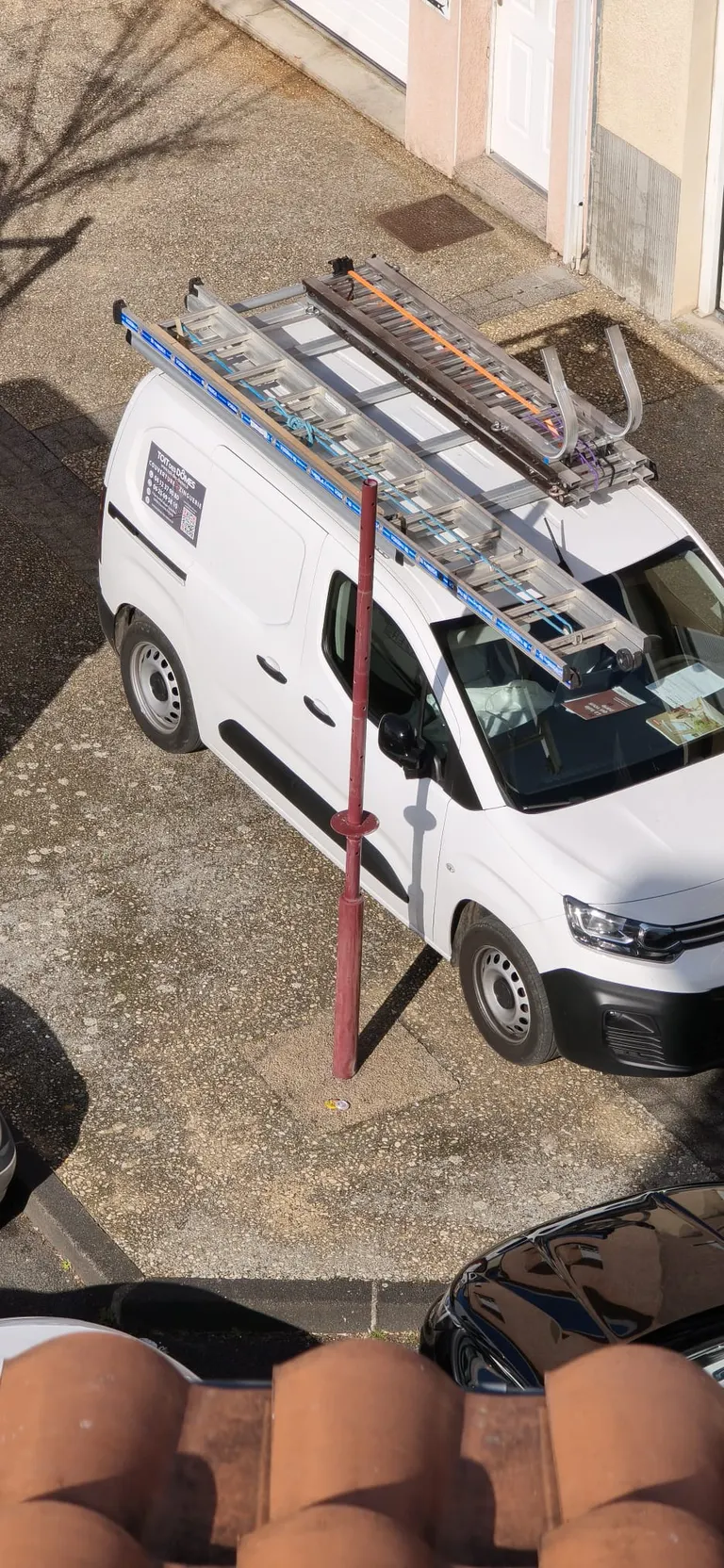 Couvreurs en intervention